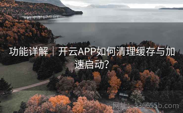 功能详解｜开云APP如何清理缓存与加速启动？
